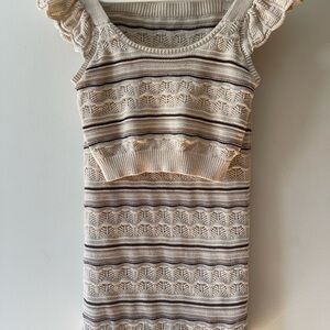 Freshman 1996 Two Piece Knit Skirt and Top Co-ord set